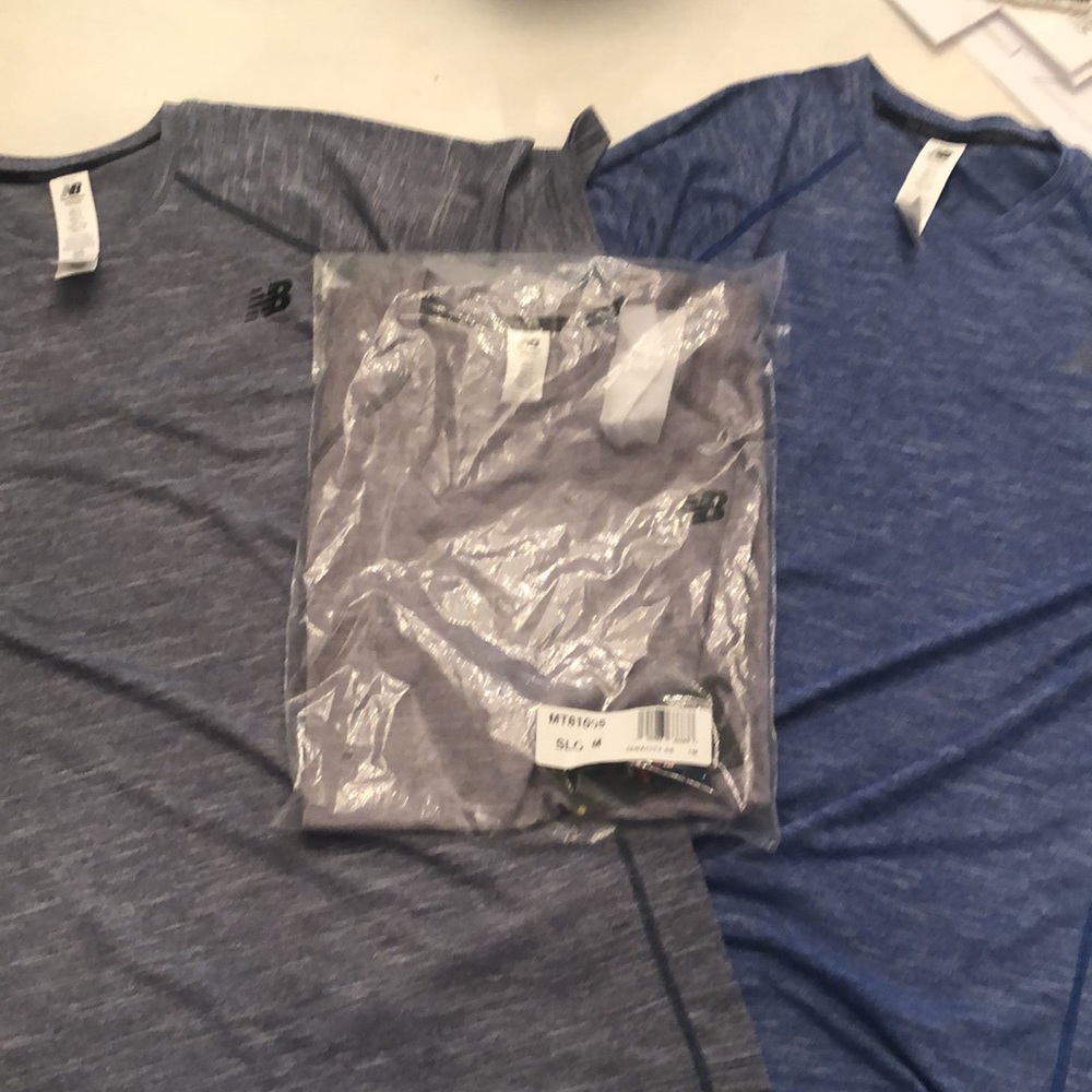 Set of 3 new balance running shirts